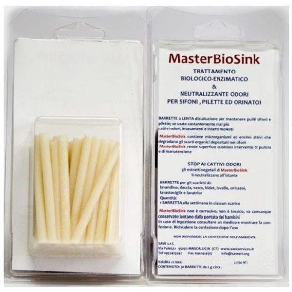 Master bio sink - Stick enzimatici.